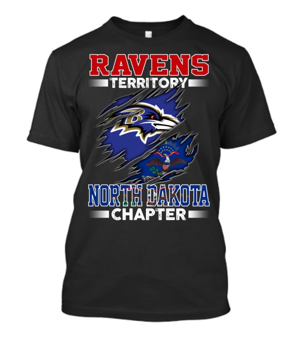 Ravens Territory North Dakota Chapter Ravens T-Shirt