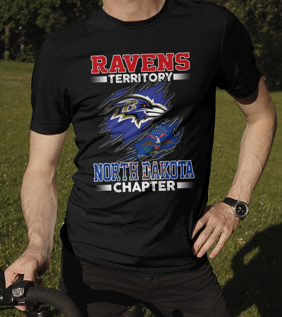 Ravens Territory North Dakota Chapter Ravens T-Shirt