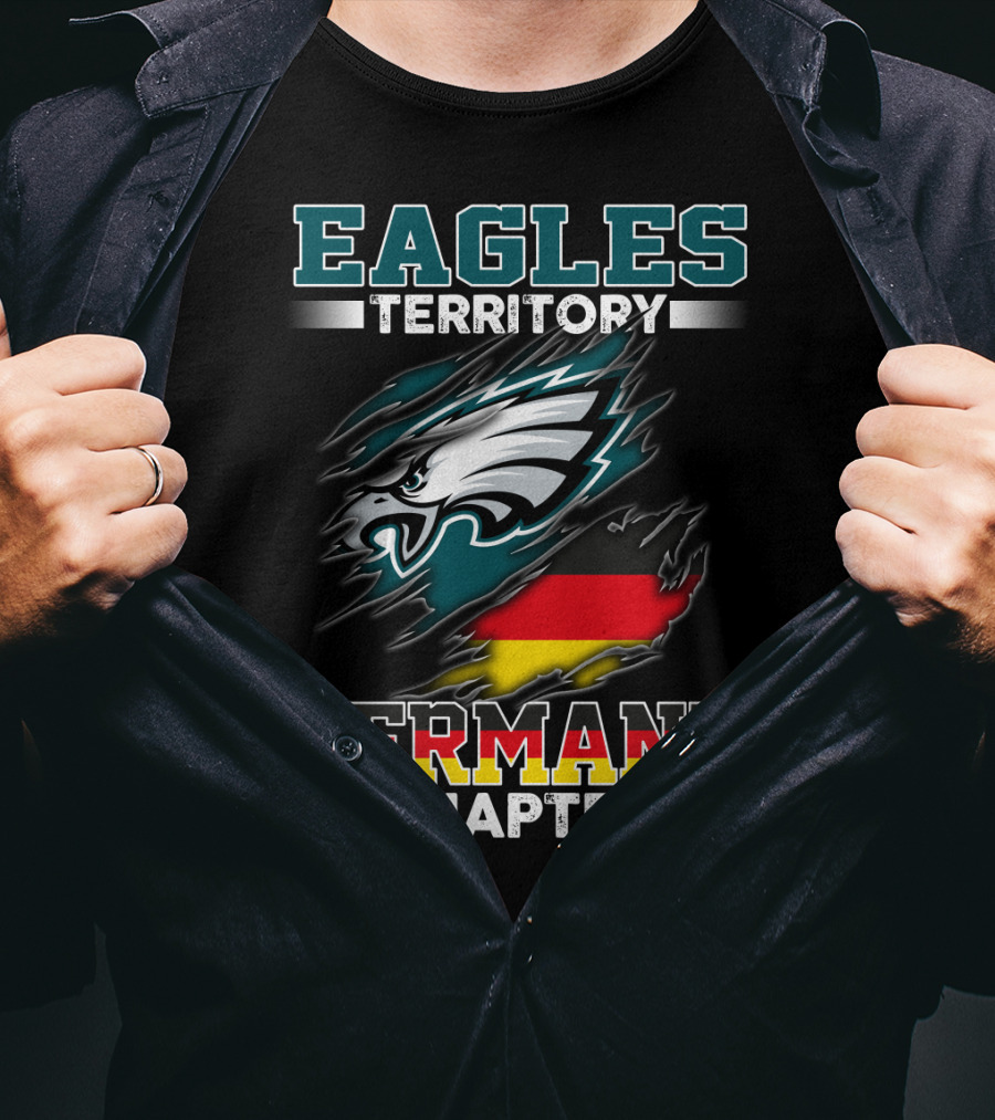 Eagles Territory Germany Chapter Flag T-Shirt