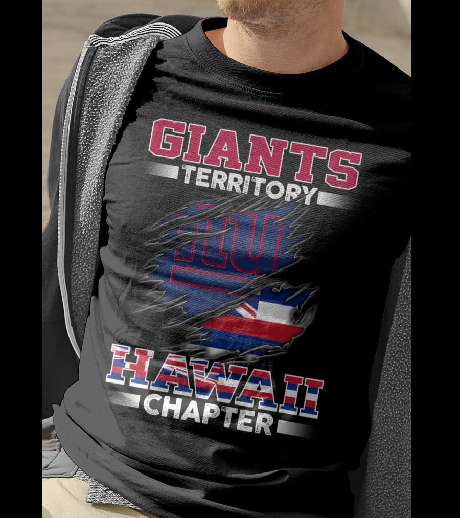 GIANTS Territory Hawaii Chapter NY Logo Flag T-Shirt
