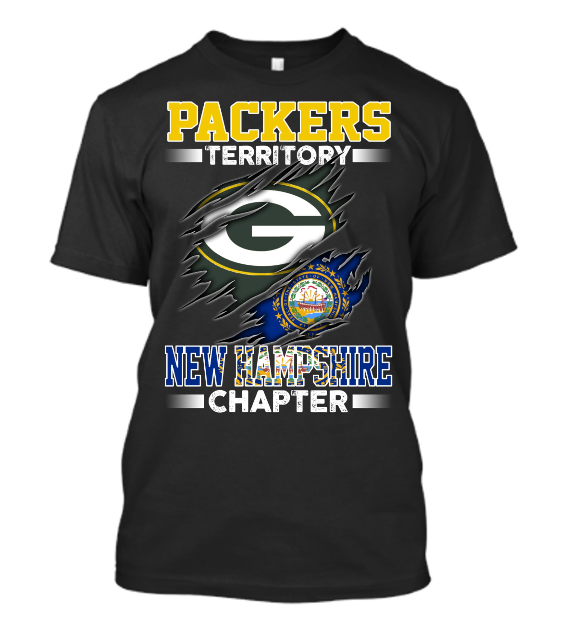Packers Territory New Hampshire Chapter T-Shirt