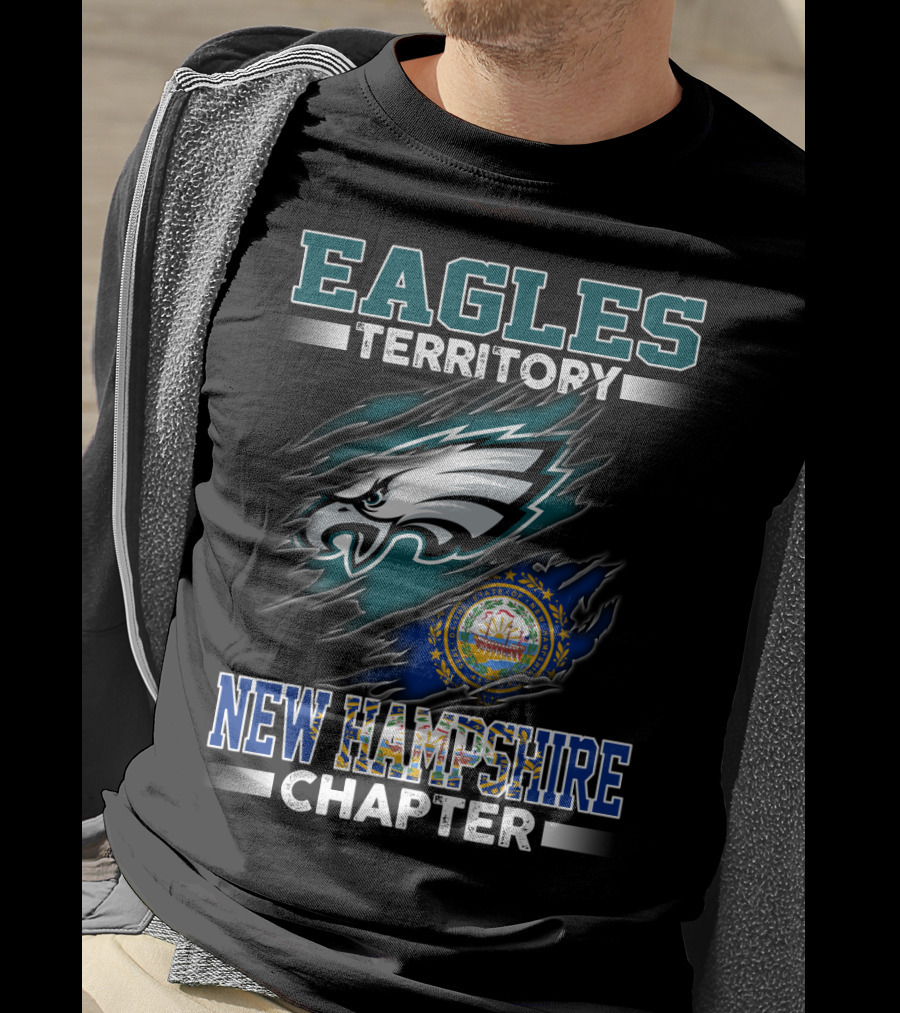 Eagles Territory New Hampshire Chapter Flag T-Shirt