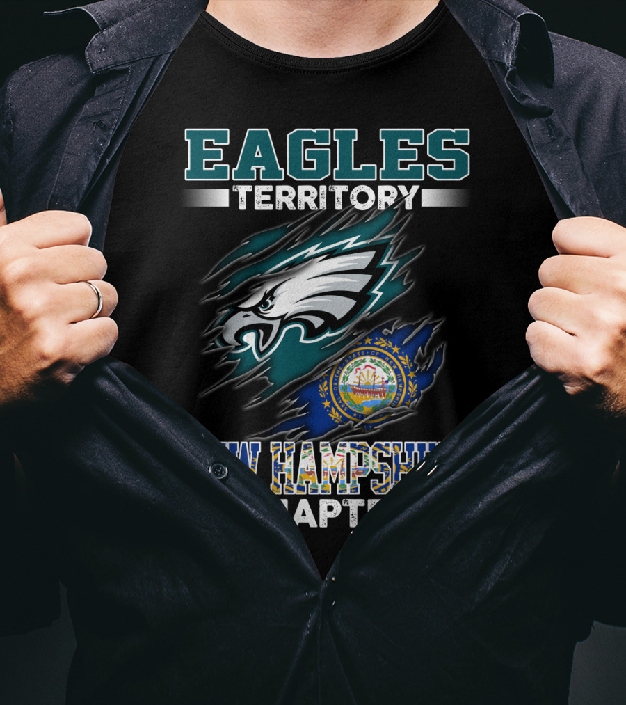 Eagles Territory New Hampshire Chapter Flag T-Shirt