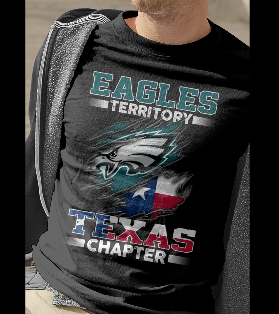 Eagles Territory Texas Chapter Dallas Fan Club T-Shirt