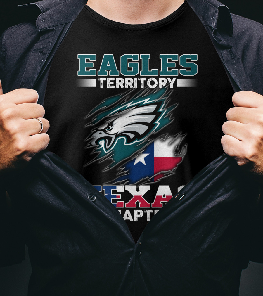 Eagles Territory Texas Chapter Dallas Fan Club T-Shirt