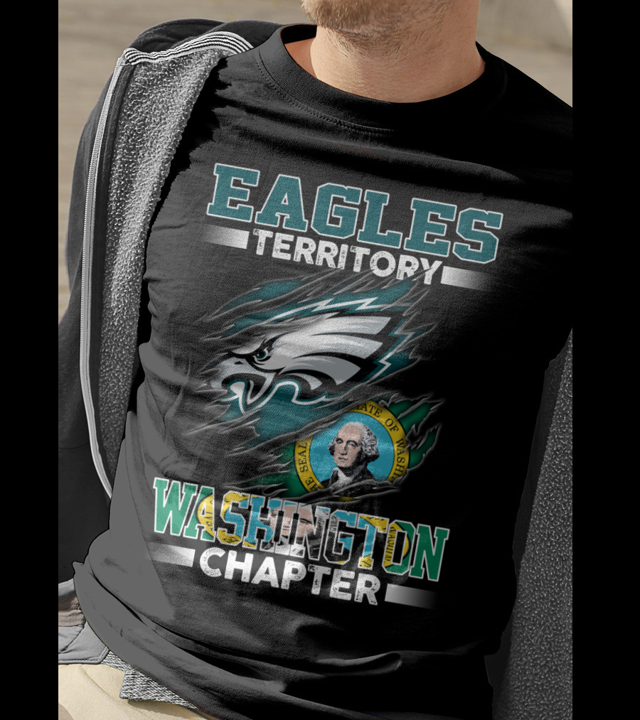 Eagles Territory Washington Chapter State Seal T-Shirt