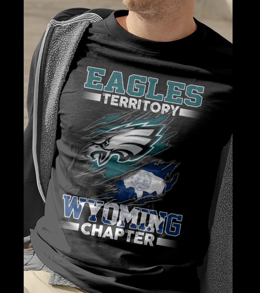 Eagles Territory Wyoming Chapter Philadelphia Eagles Fan Club T-Shirt