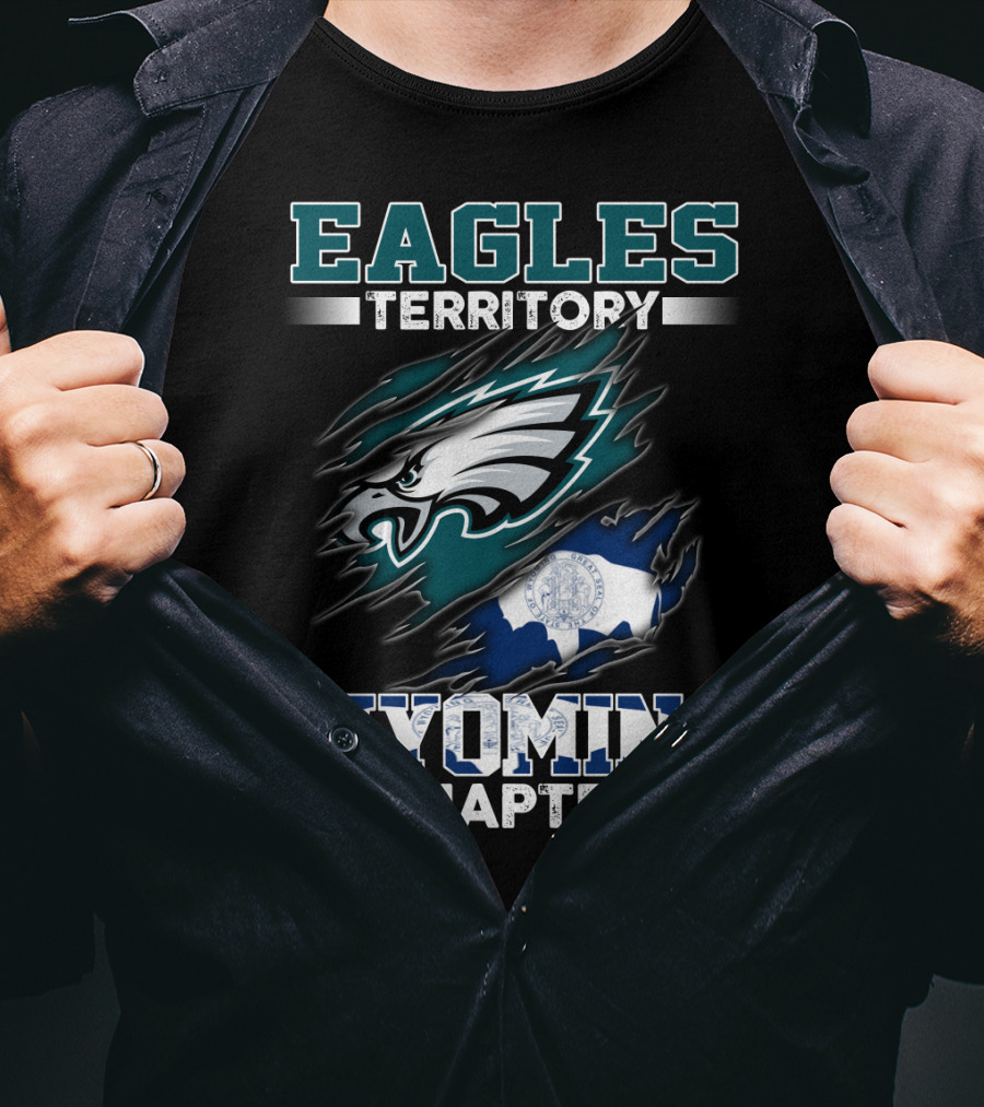 Eagles Territory Wyoming Chapter Philadelphia Eagles Fan Club T-Shirt