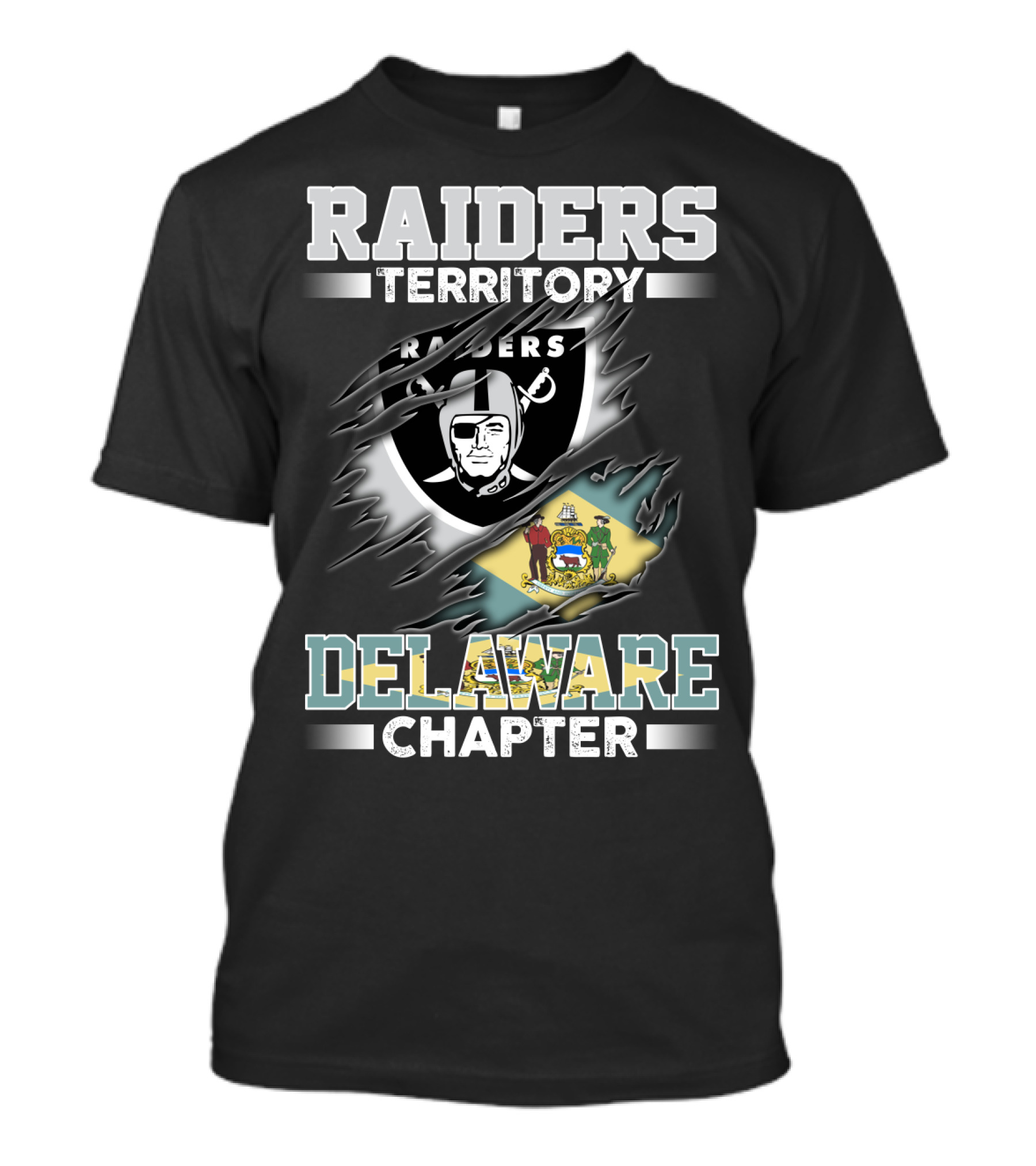 Raiders Territory Raider Delaware Chapter T-Shirt