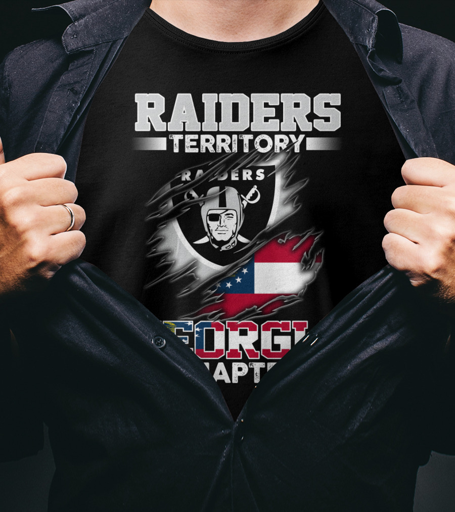 Raiders Territory Georgia Chapter Flag T-Shirt