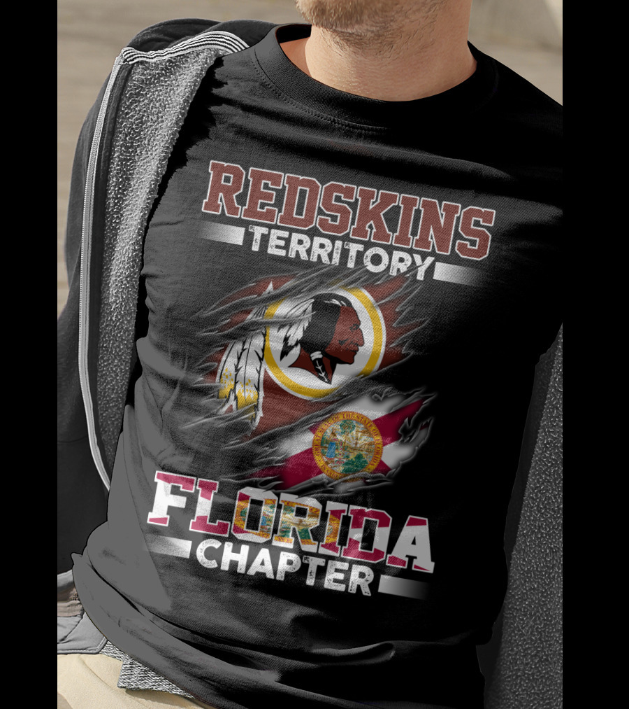 Florida Chapter Redskins Territory Flag T-Shirt