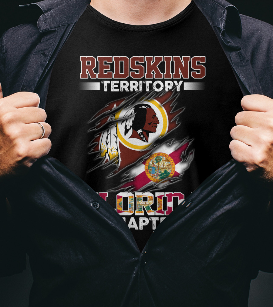 Florida Chapter Redskins Territory Flag T-Shirt