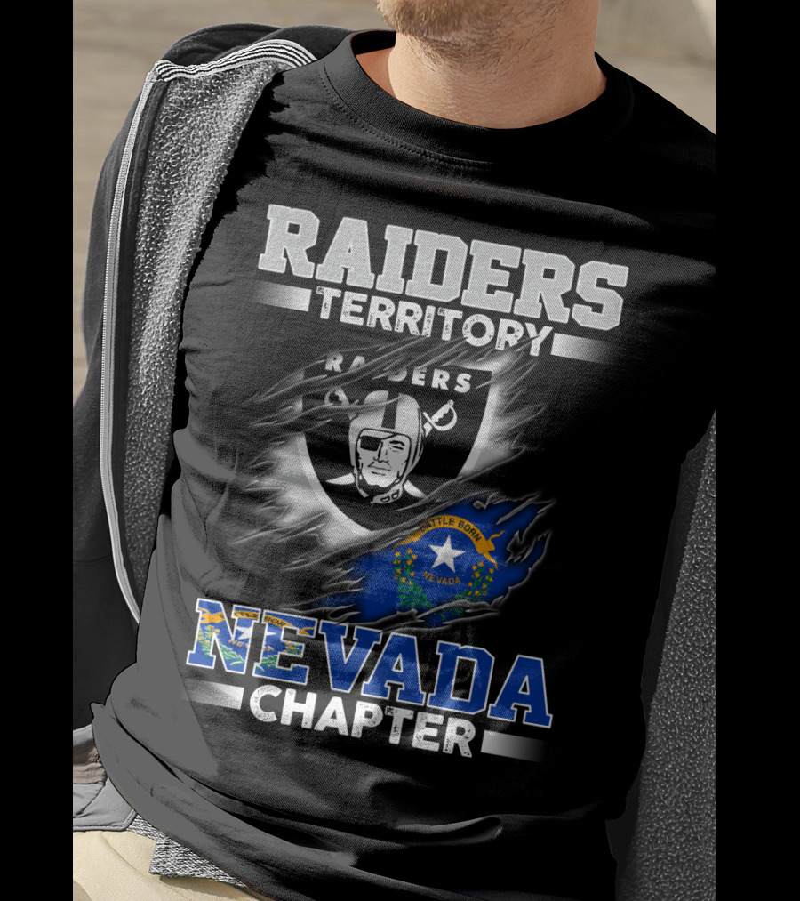 Raiders Territory Nevada Chapter Battle Born T-Shirt