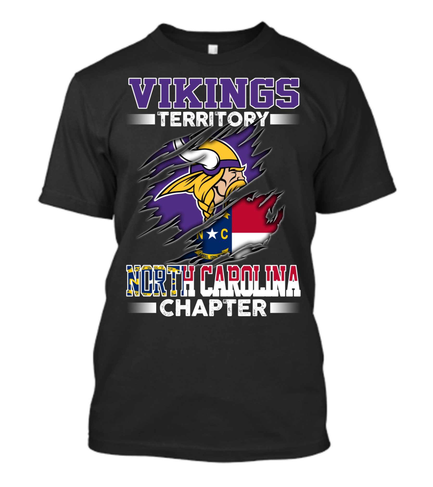 Vikings Territory North Carolina Chapter T-Shirt