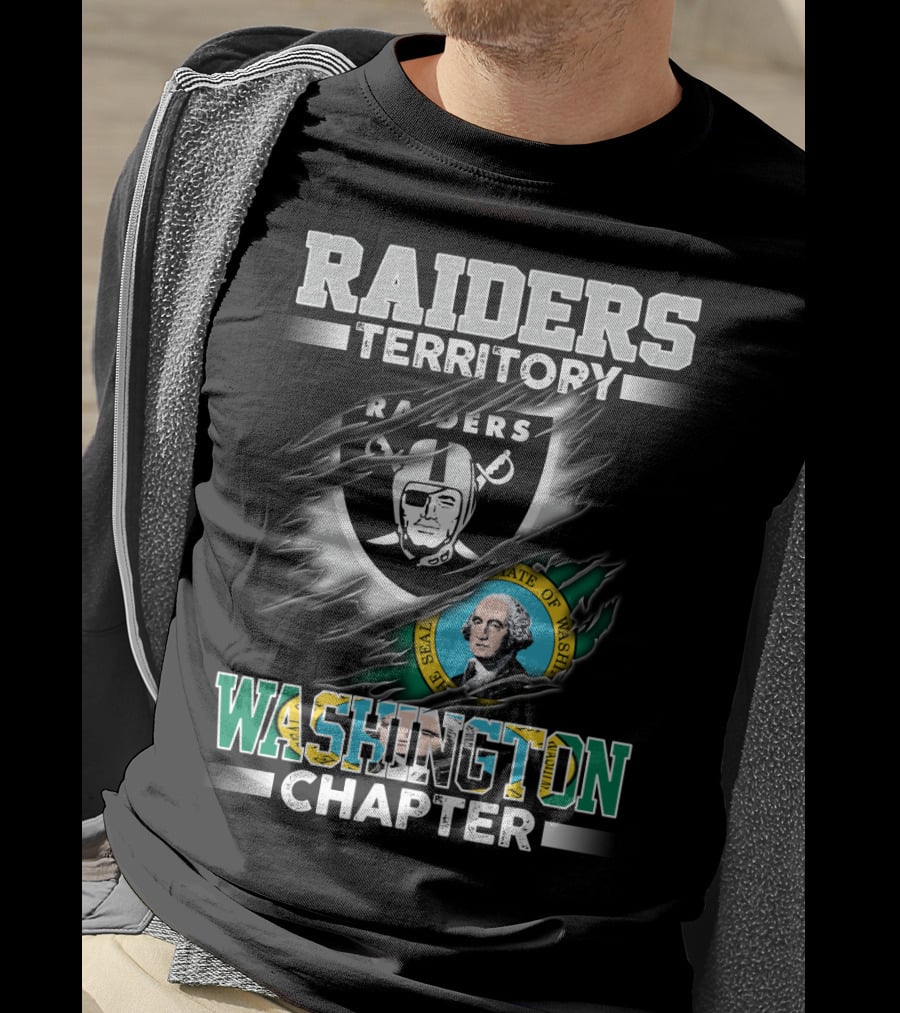 Raiders Territory Washington State Chapter Seal Edition T-Shirt