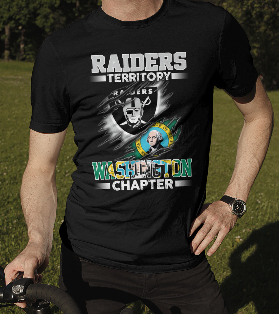 Raiders Territory Washington State Chapter Seal Edition T-Shirt