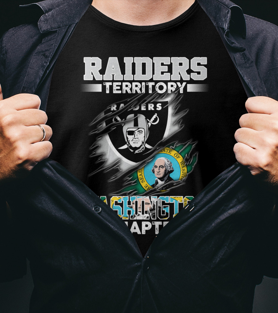 Raiders Territory Washington State Chapter Seal Edition T-Shirt