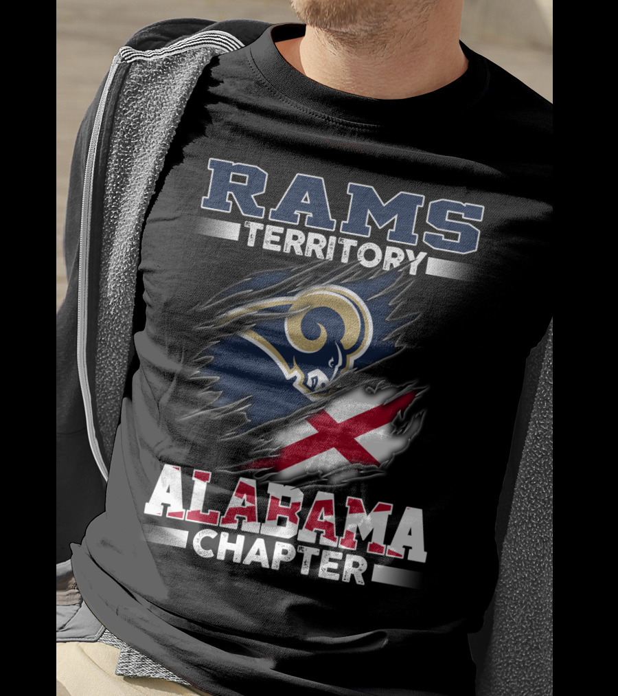Rams Territory Alabama Chapter Football Fan Community T-Shirt