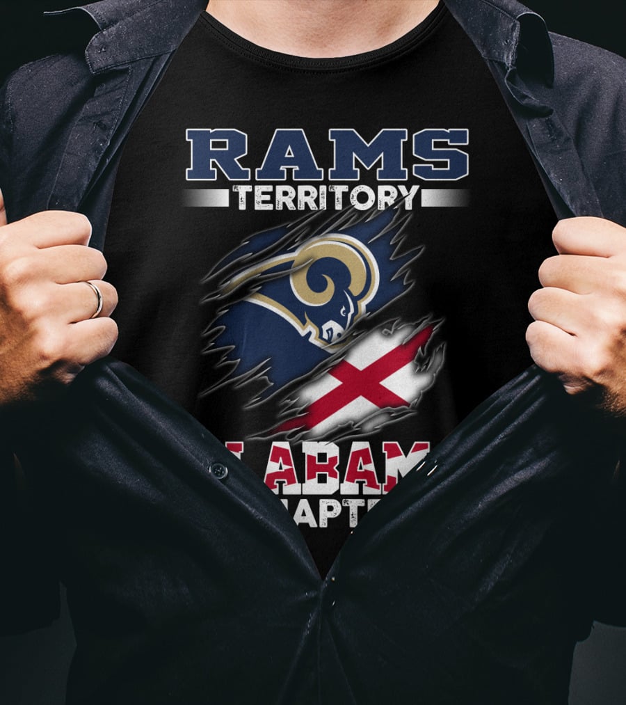Rams Territory Alabama Chapter Football Fan Community T-Shirt