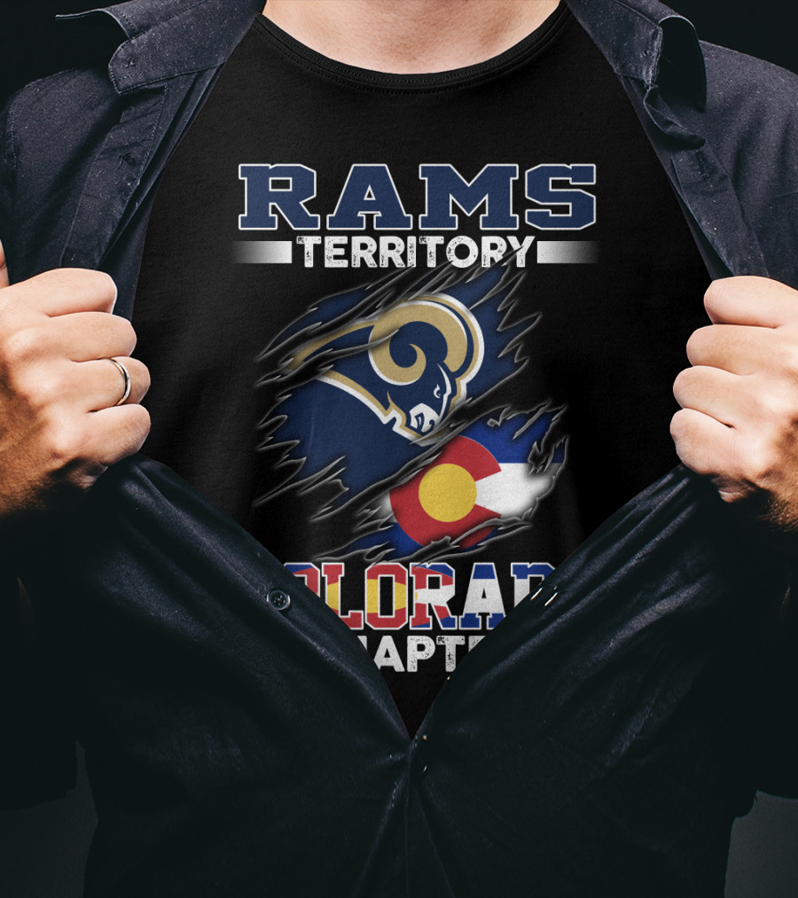 Rams Territory Colorado Chapter Flag T-Shirt