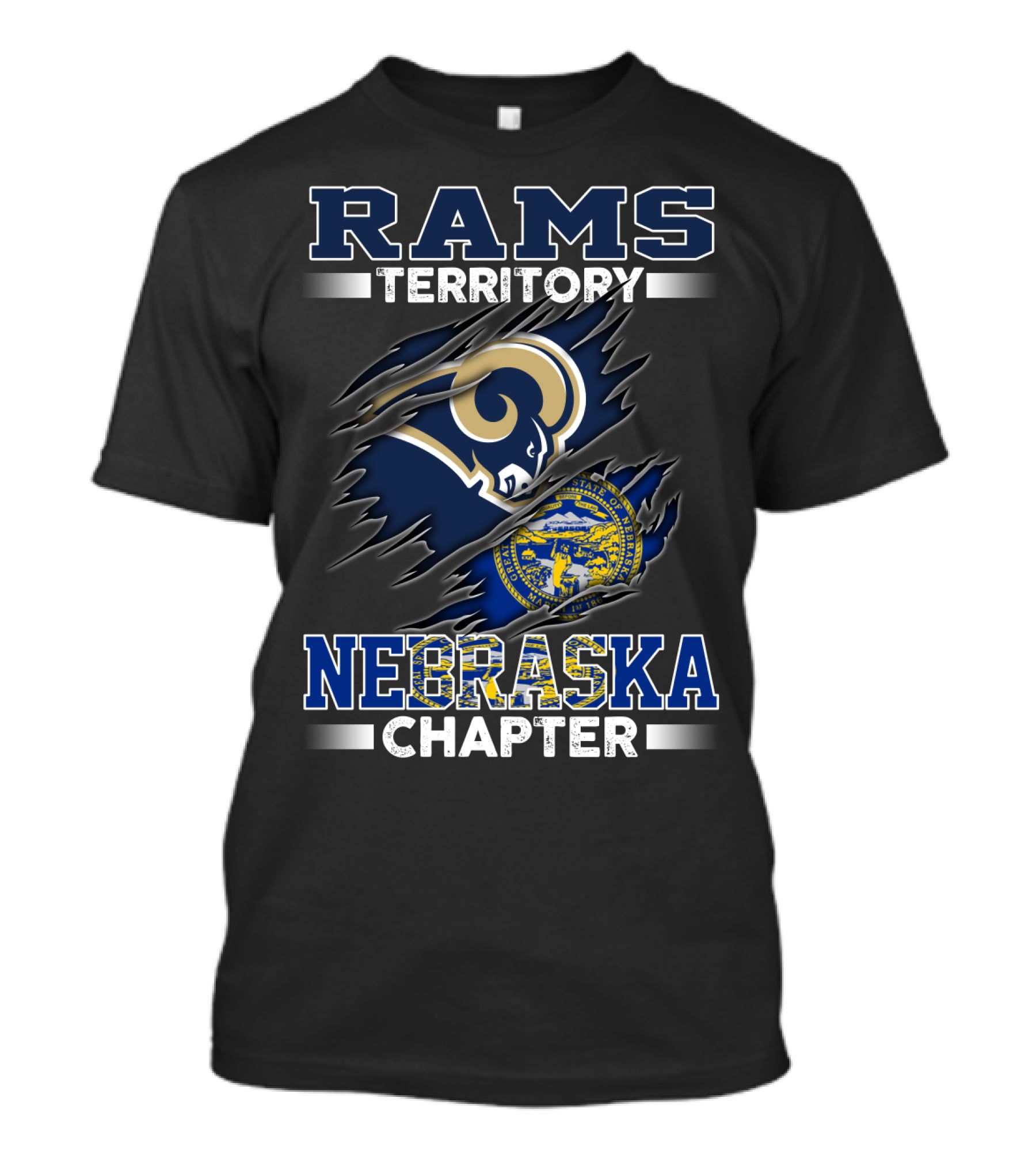 Rams Territory Nebraska Chapter Seal T-Shirt