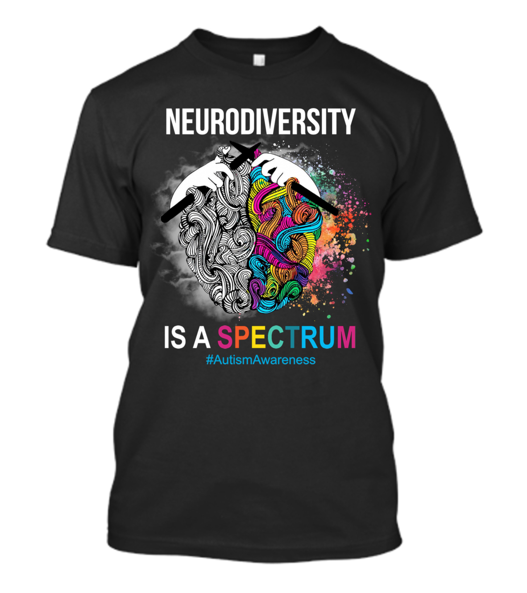 NEURODIVERSITY IS A SPECTRUM #AutismAwareness T-Shirt