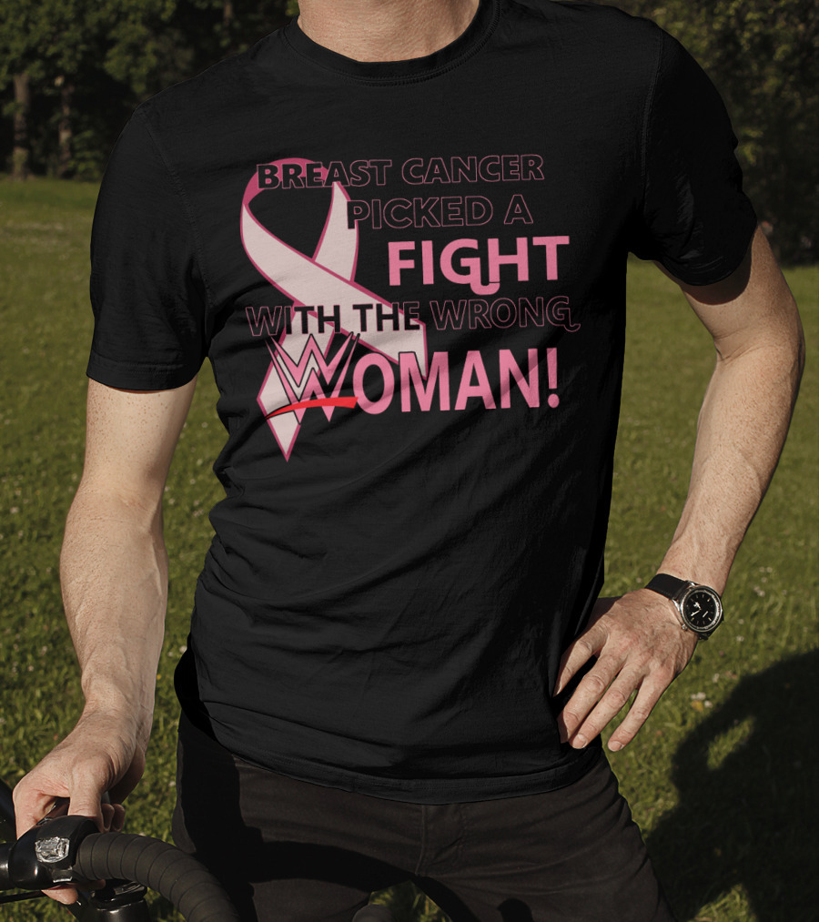 Breast Cancer Picked A Fight With The Wrong WWE Woman T-Shirt