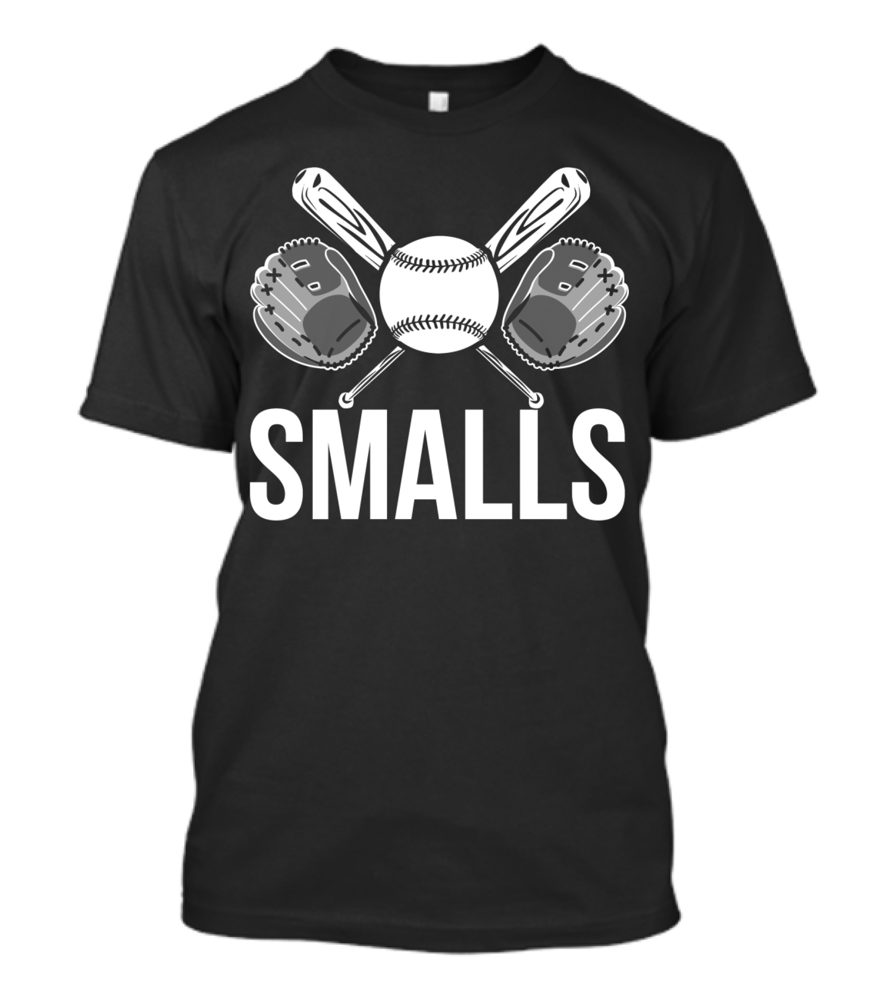 Smalls Baseball Bats Gloves And Ball T-Shirt