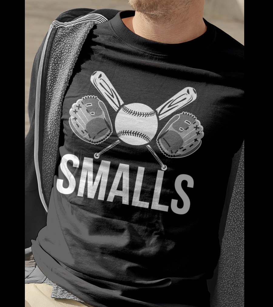 Smalls Baseball Bats Gloves And Ball T-Shirt