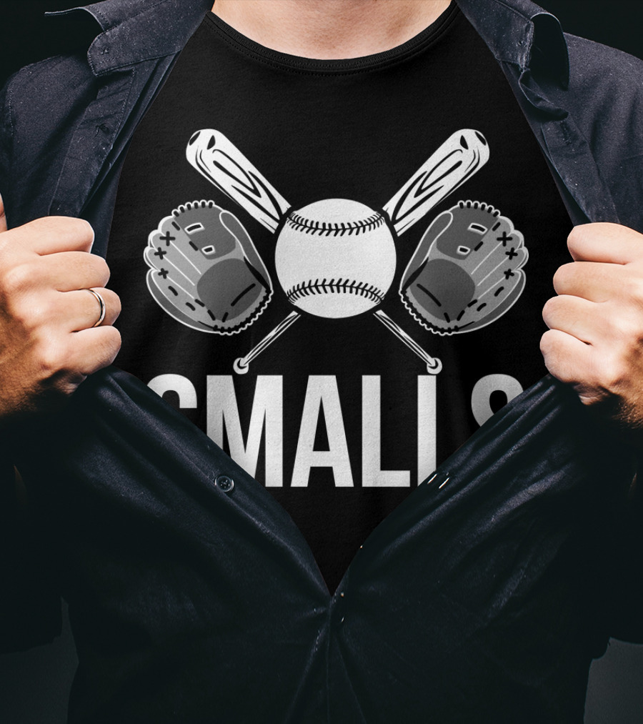 Smalls Baseball Bats Gloves And Ball T-Shirt