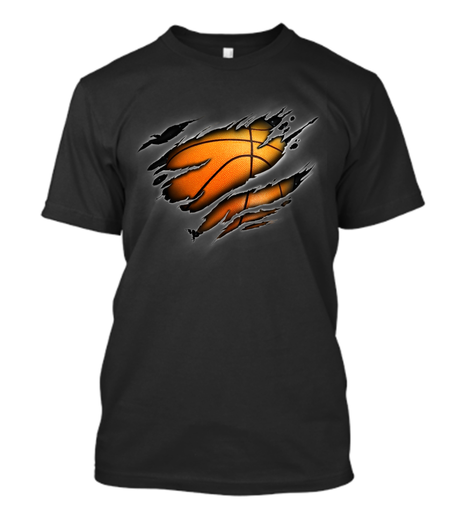 Basketball Inside Me Ripped Ball T-Shirt