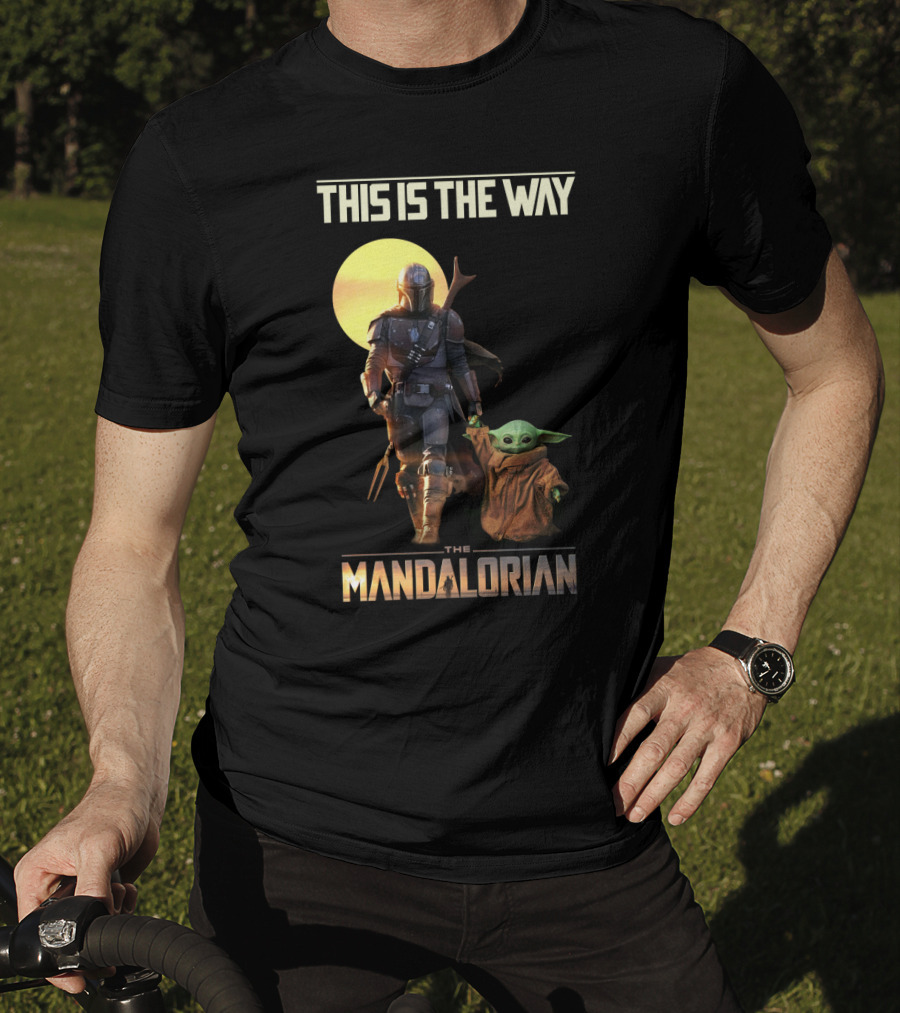 This Is The Way The Mandalorian Warrior And Baby Yoda T-Shirt