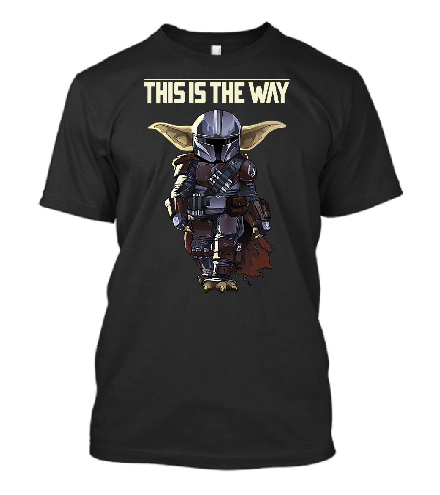 This Is The Way Mandalorian Baby Yoda Crossover T-Shirt