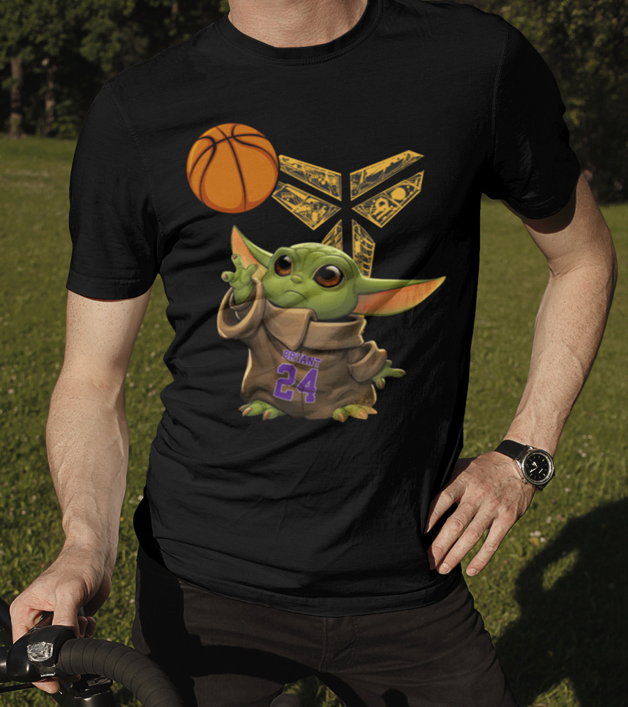 Bryant 24 Basketball Yoda T-Shirt