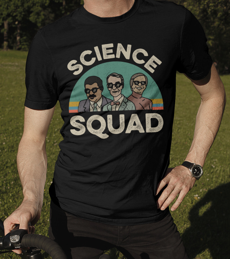 Science Squad Retro Style Trio T-Shirt