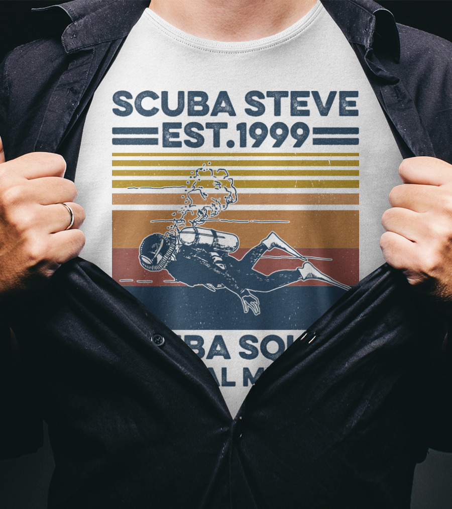 Scuba Steve Est. 1999 Scuba Squad Official Member T-Shirt