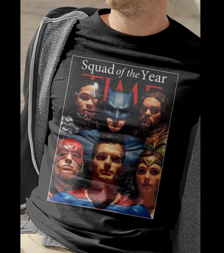 Squad Of The Year TIME Justice League Heroes T-Shirt