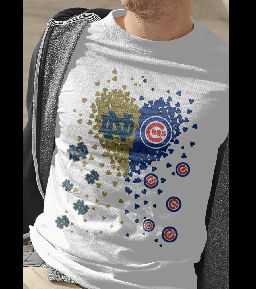 Notre Dame Fighting Irish Cubs Heart Fusion T-Shirt