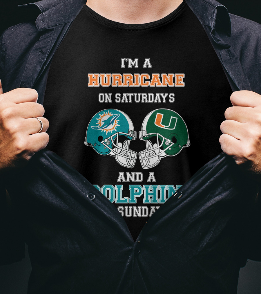 I'm A Hurricane On Saturdays And A Dolphin On Sundays T-Shirt