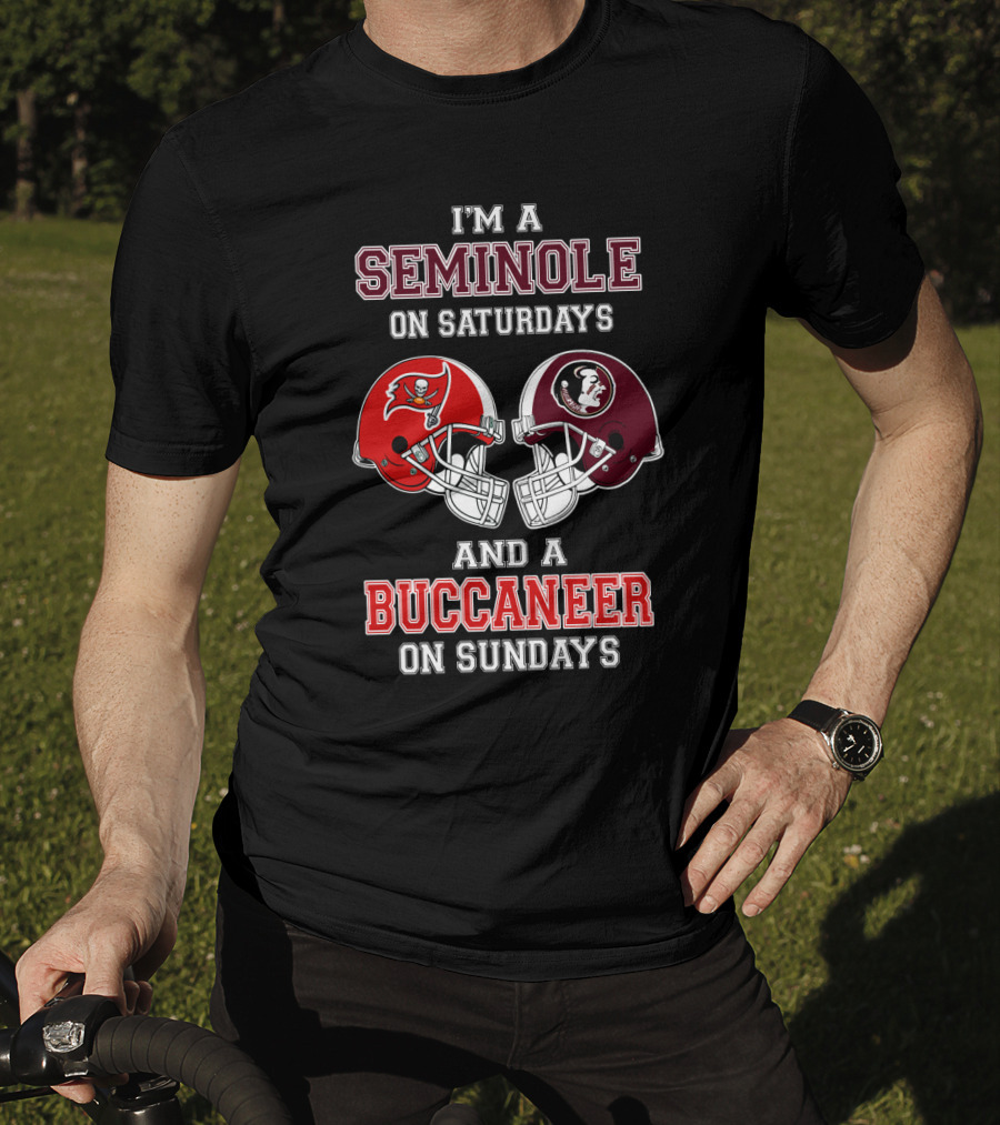 I'm A Seminole On Saturdays And A Buccaneer On Sundays T-Shirt