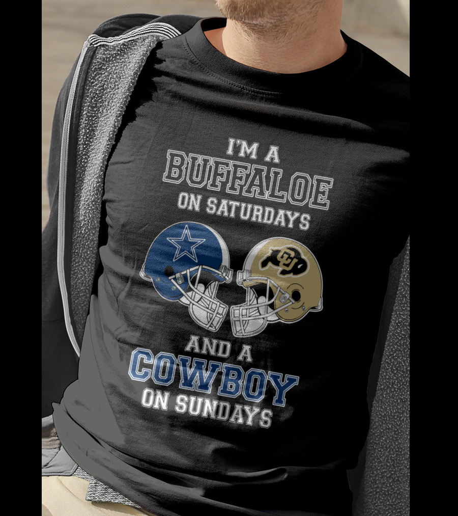 I'm A Buffaloe On Saturdays And A Cowboy On Sundays T-Shirt