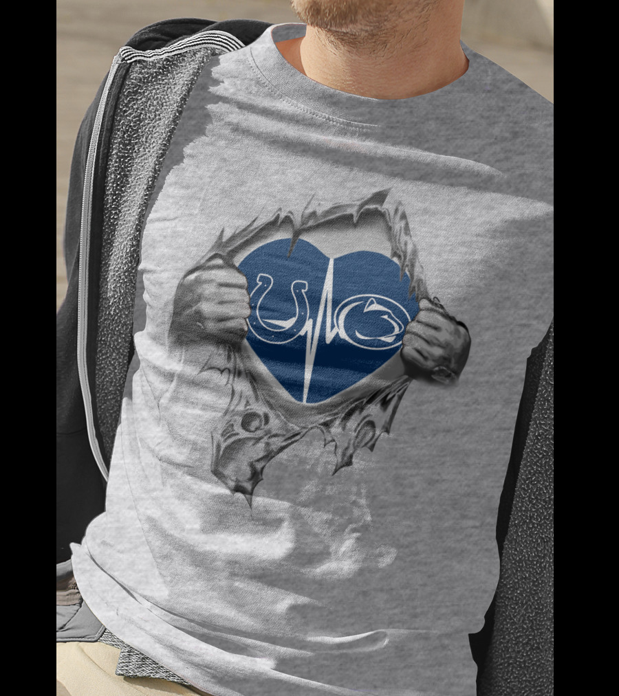 Indianapolis Colts Penn State Heartbeat T-Shirt