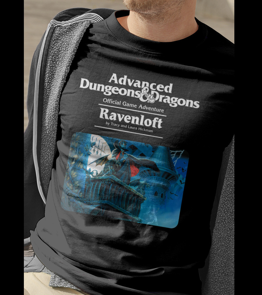 Advanced Dungeons And Dragons Official Game Adventure Ravenloft By Tracy And Laura Hickman T-Shirt