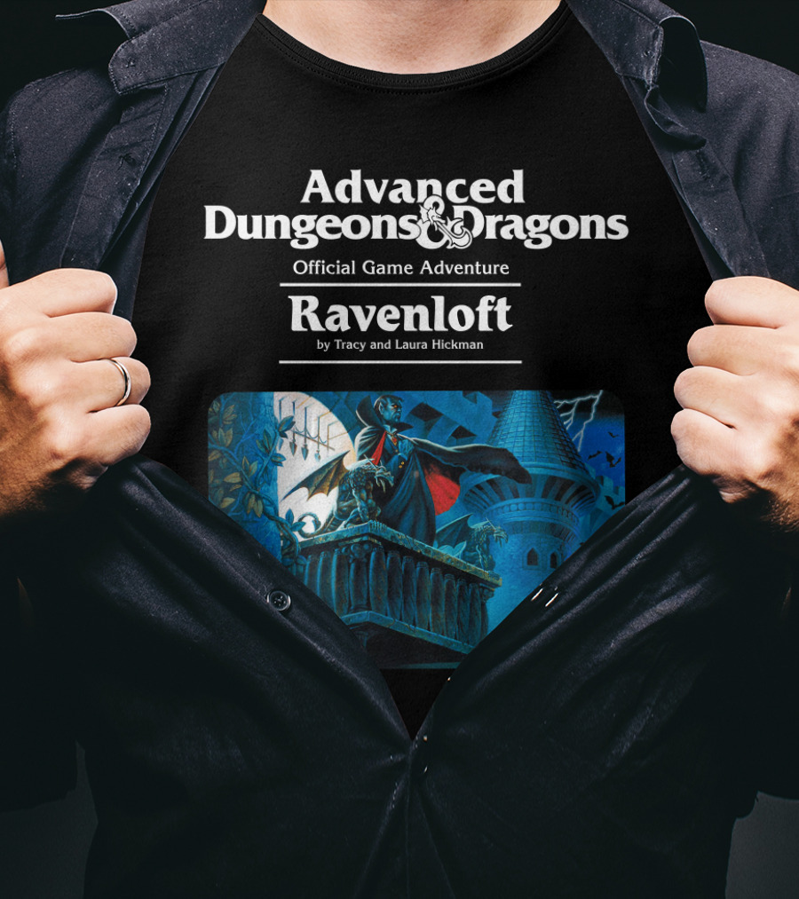 Advanced Dungeons And Dragons Official Game Adventure Ravenloft By Tracy And Laura Hickman T-Shirt