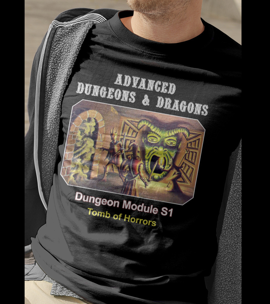 Advanced Dungeons And Dragons Dungeon Module S1 Tomb Of Horrors T-Shirt