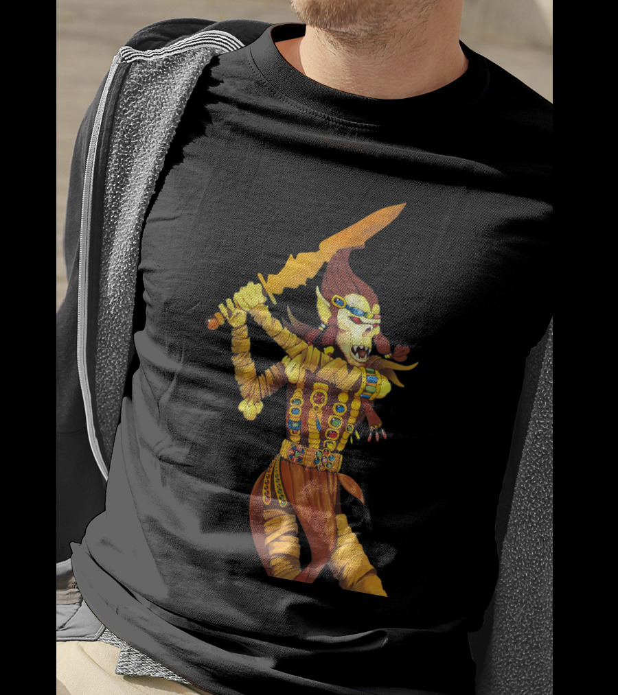 Fiend Folio Sword-Wielding Creature Fantasy T-Shirt