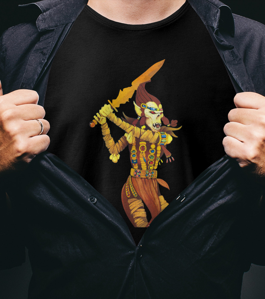 Fiend Folio Sword-Wielding Creature Fantasy T-Shirt
