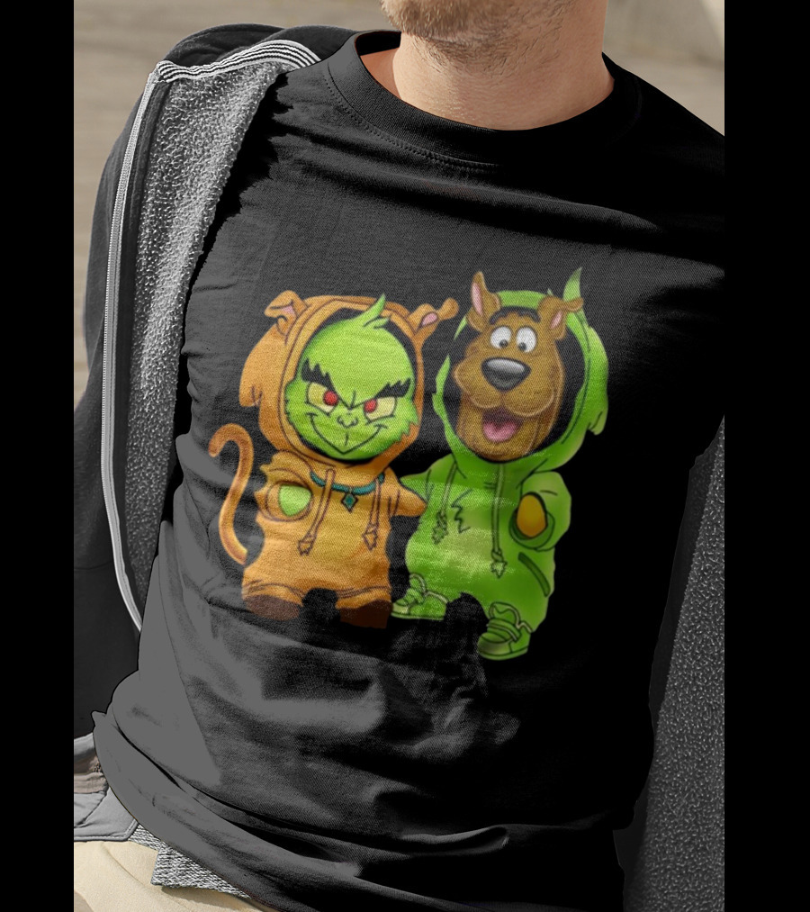Grinch Scooby Doo Costume Mashup Halloween Crossover T-Shirt
