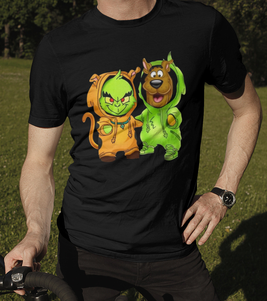 Grinch Scooby Doo Costume Mashup Halloween Crossover T-Shirt
