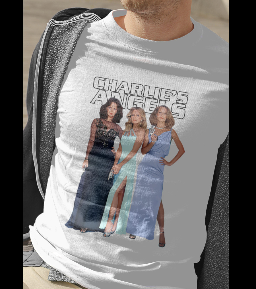 Charlie's Angels Classic Trio In Evening Gowns T-Shirt